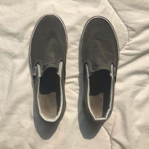 Grey Slip On Vans